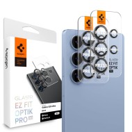 2 х Протектори за лещи на Samsung Galaxy S25 Ulta от Spigen Optic Pro Glas.Tr EZ FIT 2-Pack - Черен