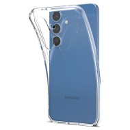 Удароустойчив, силиконов кейс за Samsung Galaxy S25 от Spigen Liquid Crystal - Crystal Clear