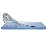 Удароустойчив, силиконов кейс за Samsung Galaxy S25 от Spigen Liquid Crystal - Crystal Clear