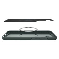 Тънък кейс с MagSafe за Samsung Galaxy S25 от Spigen Thin Fit Mag - Abyss Green
