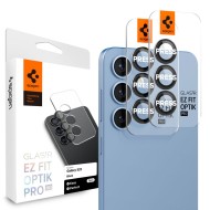 2 х Протектори за лещи на Samsung Galaxy S25 от Spigen Optic Pro Glas.Tr EZ FIT 2-Pack - Черен