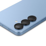 2 х Протектори за лещи на Samsung Galaxy S25 от Spigen Optic Pro Glas.Tr EZ FIT 2-Pack - Черен