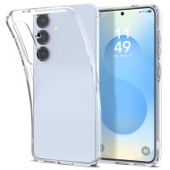 Удароустойчив, силиконов кейс за Samsung Galaxy S25+ Plus от Spigen Liquid Crystal - Crystal Clear