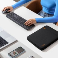 Kалъф за лаптоп 13-14 инча от Tech-Protect Defender - Черен