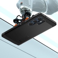 Удароустойчив, твърд кейс с MagSafe за Samsung Galaxy S25 Ultra от Spigen Tough Armor - Black