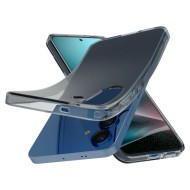 Удароустойчив, силиконов кейс за Samsung Galaxy S25 от Spigen Liquid Crystal - Space Crystal