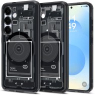 Удароустойчив кейс с MagSafe пръстен за Samsung Galaxy S25 от Spigen Ultra Hybrid Mag - Zero One