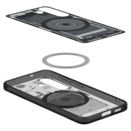 Удароустойчив кейс с MagSafe пръстен за Samsung Galaxy S25 от Spigen Ultra Hybrid Mag - Zero One