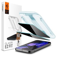 2 броя стъклени протектори за дисплей на Google Pixel 9 / 9 Pro от от Spigen Glas.TR "Ez Fit" HD - Privacy