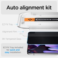 2 броя стъклени протектори за дисплей на Google Pixel 9 / 9 Pro от от Spigen Glas.TR "Ez Fit" HD - Privacy