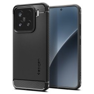 Удароустойчив кейс за Xiaomi 15 от Spigen Rugged Armor - Matte Black