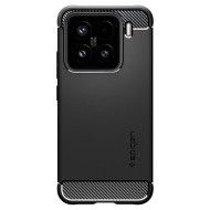 Удароустойчив кейс за Xiaomi 15 от Spigen Rugged Armor - Matte Black