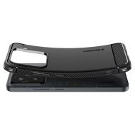 Удароустойчив кейс за Xiaomi 15 от Spigen Rugged Armor - Matte Black