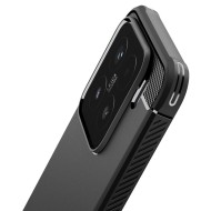 Удароустойчив кейс за Xiaomi 15 от Spigen Rugged Armor - Matte Black