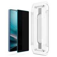 2 броя стъклени протектори за дисплей на Samsung Galaxy S25 Ultra от от Spigen Glas.TR "Ez Fit" HD - Privacy