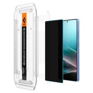 2 броя стъклени протектори за дисплей на Samsung Galaxy S25 Ultra от от Spigen Glas.TR "Ez Fit" HD - Privacy
