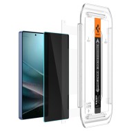 2 броя стъклени протектори за дисплей на Samsung Galaxy S25 Ultra от от Spigen Glas.TR "Ez Fit" HD - Privacy