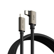 Кабел за зареждане USB-C / USB-C 240w 4K 60Hz от Ringke USB 3.2 Gen 200см - Черен