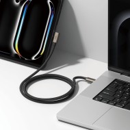 Кабел за зареждане USB-C / USB-C 240w 4K 60Hz от Ringke USB 3.2 Gen 200см - Черен