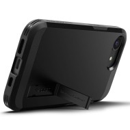 Удароустойчив, твърд кейс с MagSafe за iPhone 16е от Spigen Tough Armor Mag - Black
