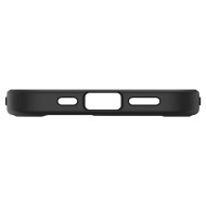 Удароустойчив кейс с MagSafe пръстен за iPhone 16e   от Spigen Ultra Hybrid Mag - Frost Black