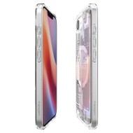Удароустойчив кейс с MagSafe за iPhone 16e  от Spigen Ultra Hybrid - Zero One White