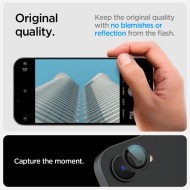 2 х Протектори за лещи на iPhone 16e от Spigen Optic Pro Glas.Tr EZ FIT 2-Pack - Черен