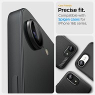 2 х Протектори за лещи на iPhone 16e от Spigen Optic Pro Glas.Tr EZ FIT 2-Pack - Черен