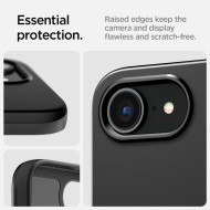 Тънък кейс с MagSafe за iPhone 16e от Spigen Thin Fit Mag - Черен