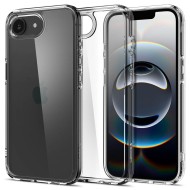 Удароустойчив кейс за иПхоне 16е от Spigen Ultra Hybrid - Crystal Clear