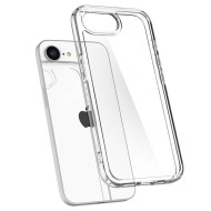 Удароустойчив кейс за иПхоне 16е от Spigen Ultra Hybrid - Crystal Clear