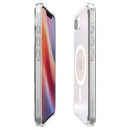Удароустойчив кейс с MagSafe пръстен заiPhone 16e   от Spigen Ultra Hybrid Mag - Frost White