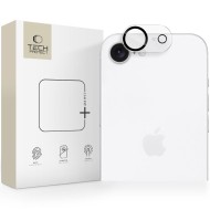 Стъклен протектор за камера на iPhone 16e от Tech Protect Cam Fit+ - Прозрачен