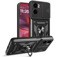 Удароустойчив калъф за Motorola Moto G05 / E15 от Tech-Protect CamShield Pro - Black