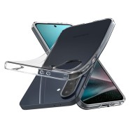 Удароустойчив, силиконов кейс за Samsung Galaxy A36 5G от Spigen Liquid Crystal - Crystal Clear