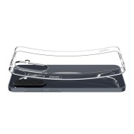 Удароустойчив, силиконов кейс за Samsung Galaxy A36 5G от Spigen Liquid Crystal - Crystal Clear