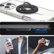 Магнитен държач за телефон с MagSafe от Spigen Dual Pop Mag - Черен