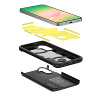 Удароустойчив, твърд кейс за Samsung Galaxy A56 5G от Spigen Tough Armor - Black