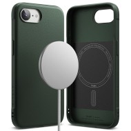 Удароустойчив кейс с MagSafe за iPhone 16e от Ringke Onyx Magnetic - Dark Green