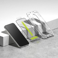 2 х Стъклен протектор за дисплей на iPone 13/13 pro/14/16e от Ringke Easy Slide 2-Pack - Прозрачен