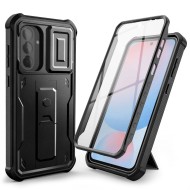 360 градусов калъф за Samsung Galaxy A56 5G от Tech-Protect Kevlar Cam+ - Черен