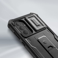 360 градусов калъф за Samsung Galaxy A56 5G от Tech-Protect Kevlar Cam+ - Черен