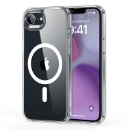 Силиконов кейс с MagSafe за iPhone 16e от ESR Classic Hybrid Halolock - Clear