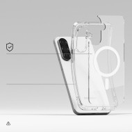 Удароустойчив твърд кейс с MagSafe за Samsung Galaxy A36 5G / A56 5G от Ringke Fusion Magnetic - Clear