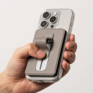 Магнитен държач за карти с поставка – Ringke Wallet Slide Grip MagSafe - Черен