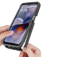 360 градусов кейс за Motorola Moto G15 / G15 POWER / G05 / E15 от Tech-Protect Defense - Черен