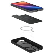 Удароустойчив кейс с MagSafe за iPhone 16e от Spkigen Liquid Air - Matte Black