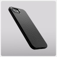 Удароустойчив кейс с MagSafe за iPhone 16e от Spkigen Liquid Air - Matte Black