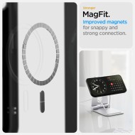 Удароустойчив кейс с MagSafe за iPhone 16e от Spkigen Liquid Air - Matte Black