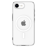 Удароустойчив кейс с MagSafe за iPhone 16e от Spigen Liquid Crystal Mag - Прозрачен